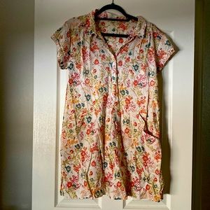 Faherty Floral Cotton Dress